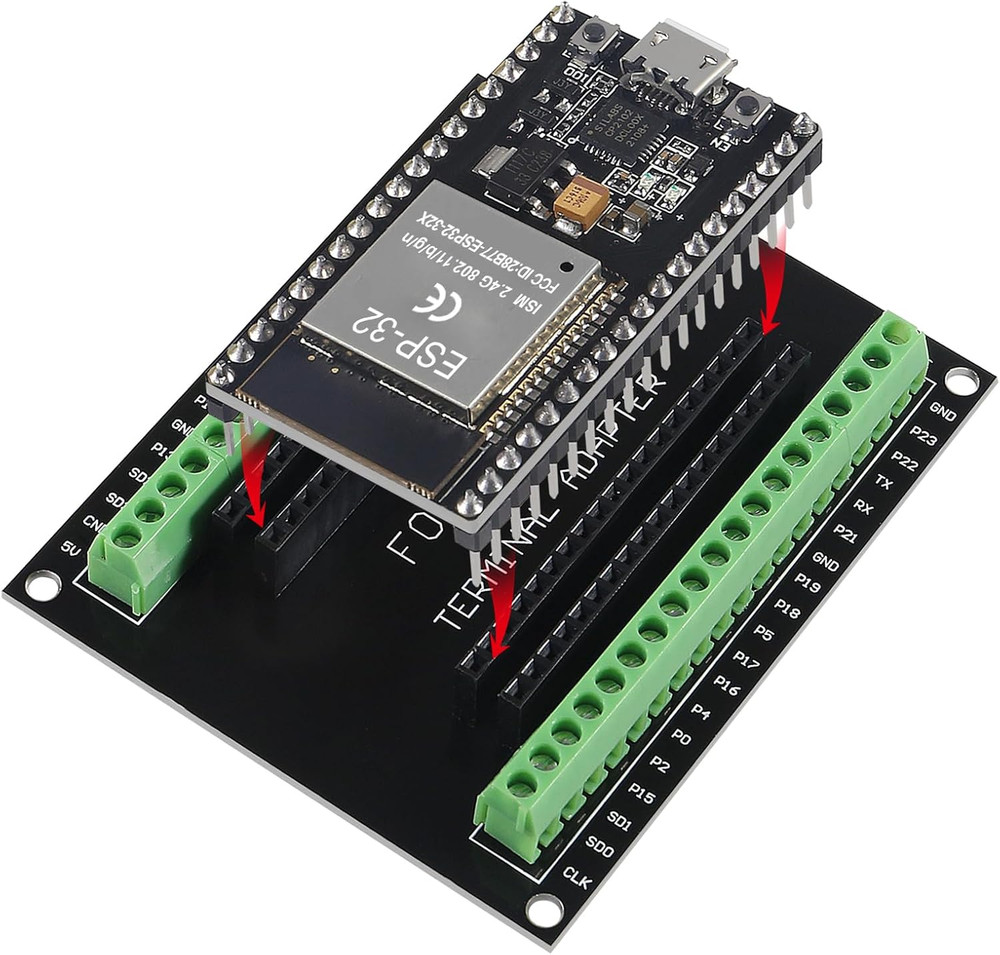 3 Set ESP32 Development Board 38Pin Narrow Version Wifi + Bluetooth Microcontrol
