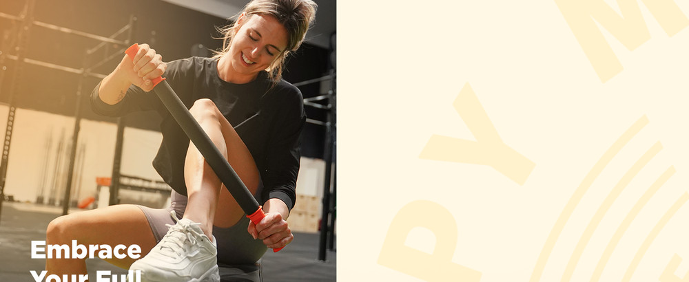 Tir Tail Massa Sti Portable Roller, Handheld, Deep Tissue Fo