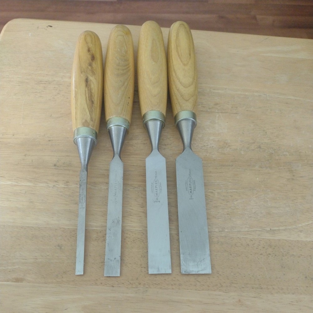 4 Piece Marples Ridgway Wood Chisel Set