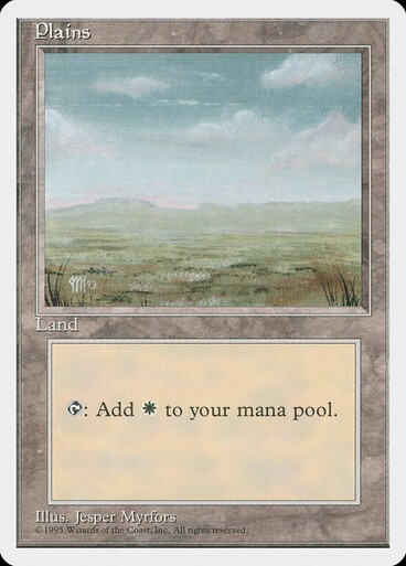 20 Basic Land #C - SAME ART - Plains - 4th Edition (Fourth) - Magic MTG FTG