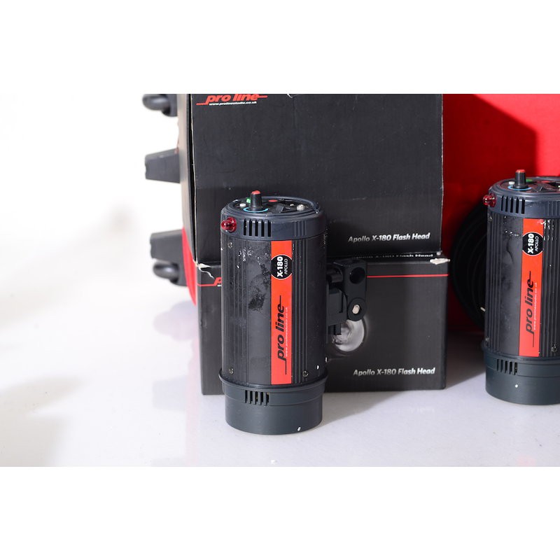 Pro-Line Apollo X-180 Studioblitz Kit - Studio Blitz Set - Fotostudio Equipment