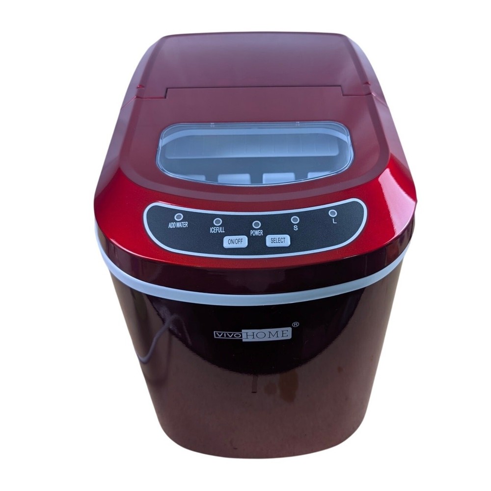 VivoHome Electric Portable Compact Countertop Automatic Ice Cube Maker Machine