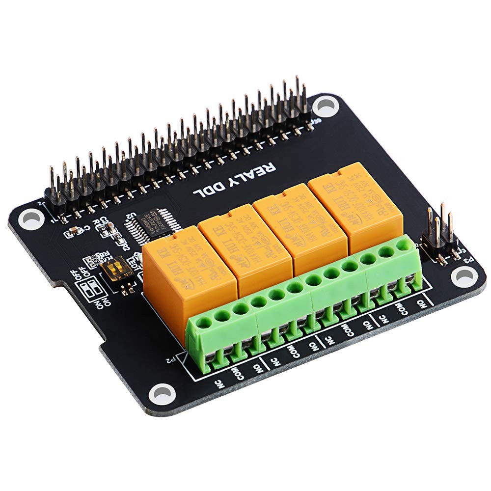 4 Channel Relay Board Module For Raspberry Pi 4B 3B+ 3 2B No Programming