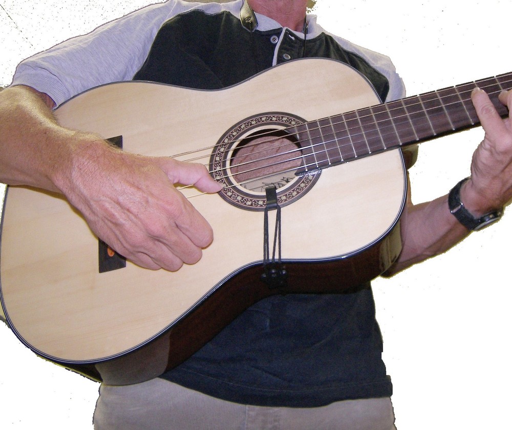 Performance Plus GS1200 Classical Guitar, Classical, Mariachi Black Nylon