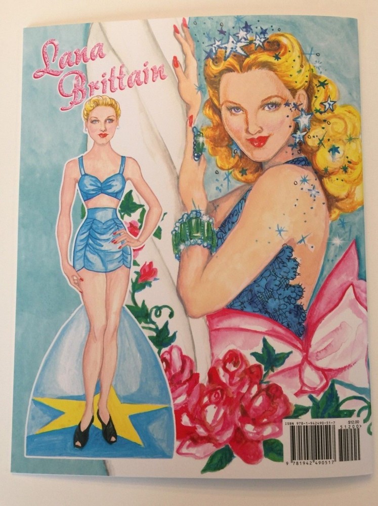 Retro Movie Starlet Paper Dolls - Glamorous 1940s wardrobe-by David Wolfe