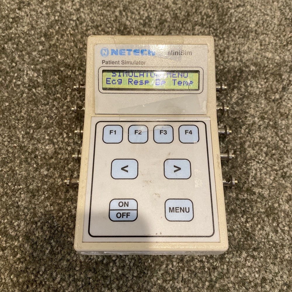 Netech MiniSim Patient ECG Arrhythmia Advanced Parameter Simulator GOOD WORKING!