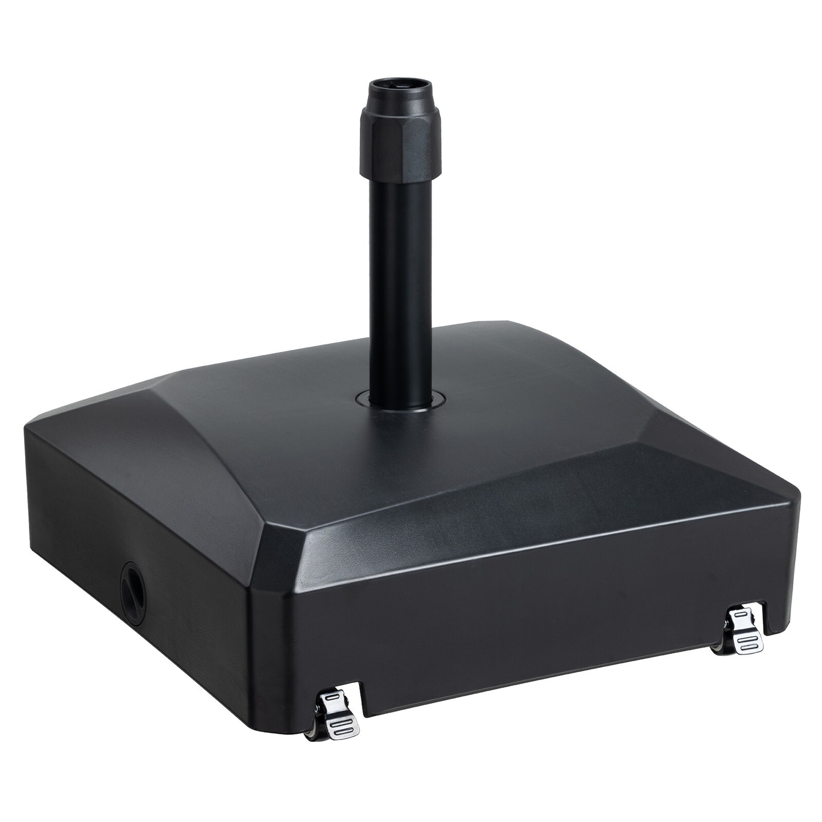 Aoodor Patio Umbrella Base With Wheels,Heavy Duty Fillable Market Umbrella Stand