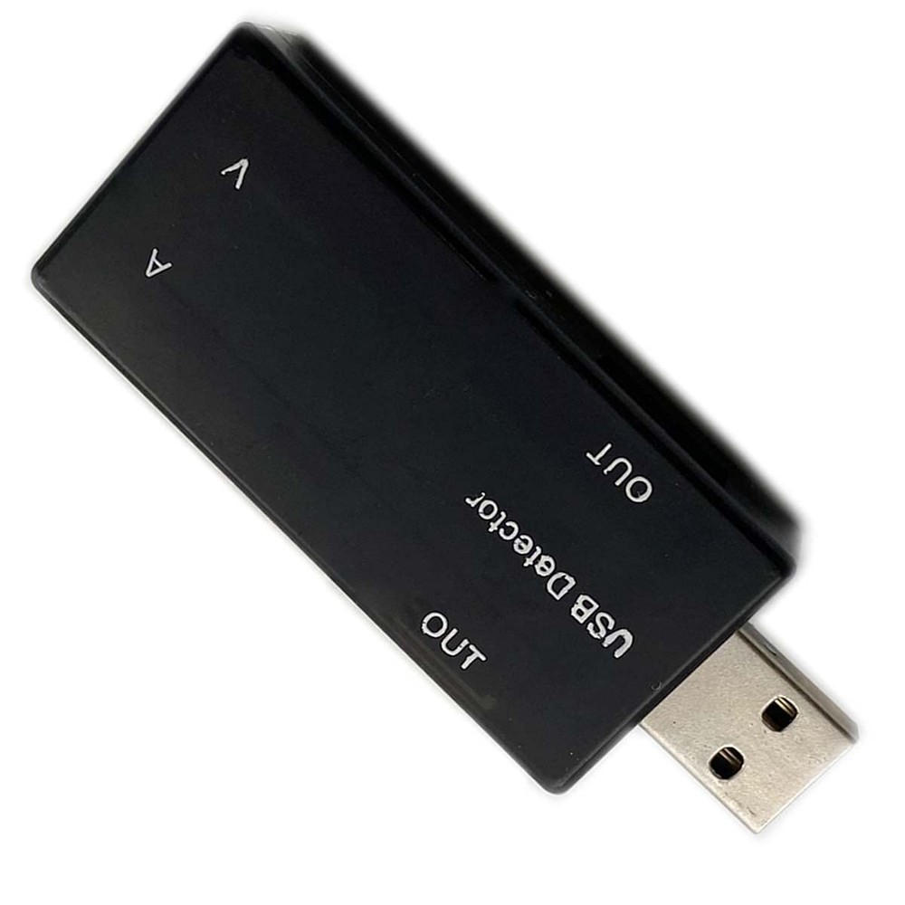 USB Current Voltage Tester Meter with Red Blue LED Display Voltmeter
