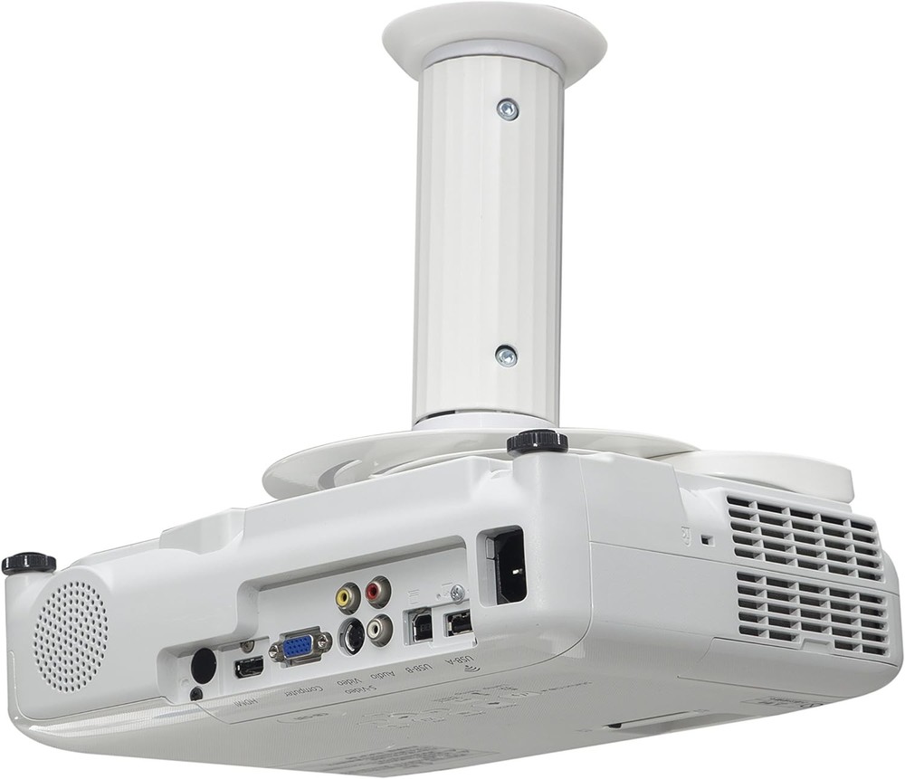 Newstar BEAMER-C80WHITE Universal Projector Ceiling Mount, Height Adjustable (8-