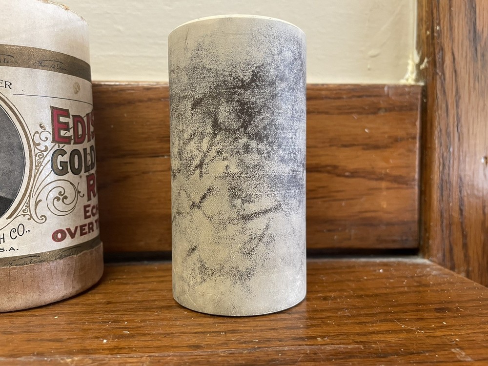 Edison Brown Wax Cylinder Record