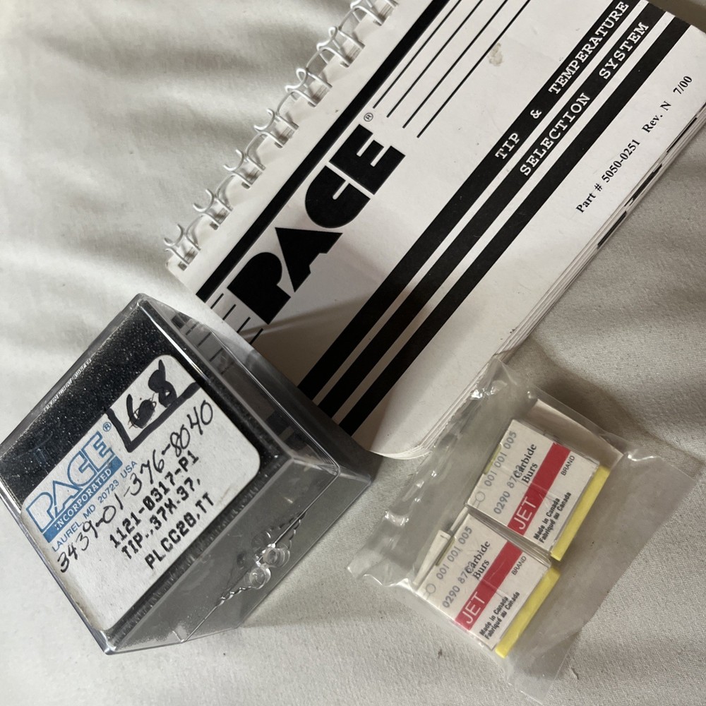 Pace Soldering Tips Bundle. Everything in pictures