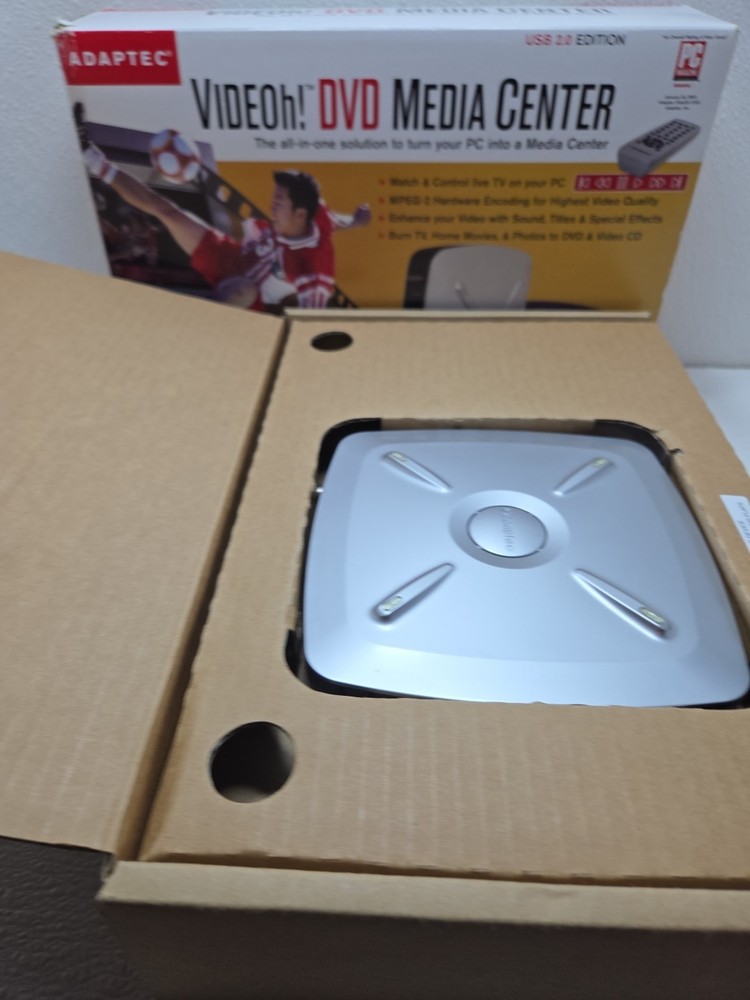 Adaptec AVC-2310 Video Capture Device Complete Bundle w/ Original Box