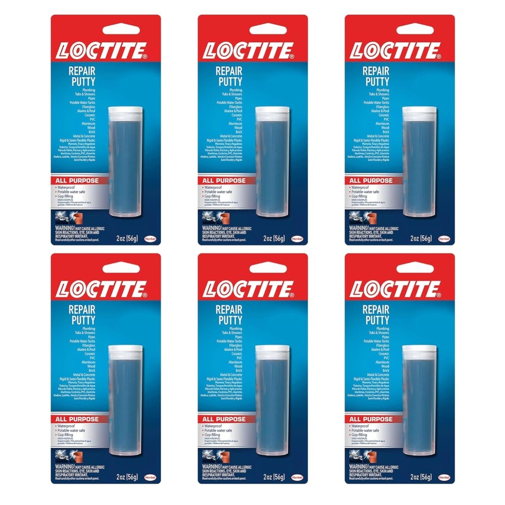 Epoxy Repair Putty 6-Pack - Waterproof Bond