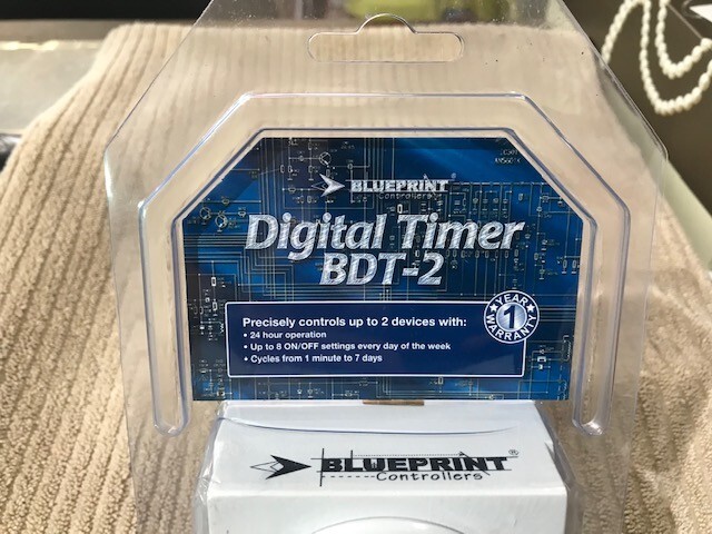 BLUEPRINT CONTROLLERS DIGITAL TIMER BDT-2 MODEL: BDT602 NEW IN PACKAGE