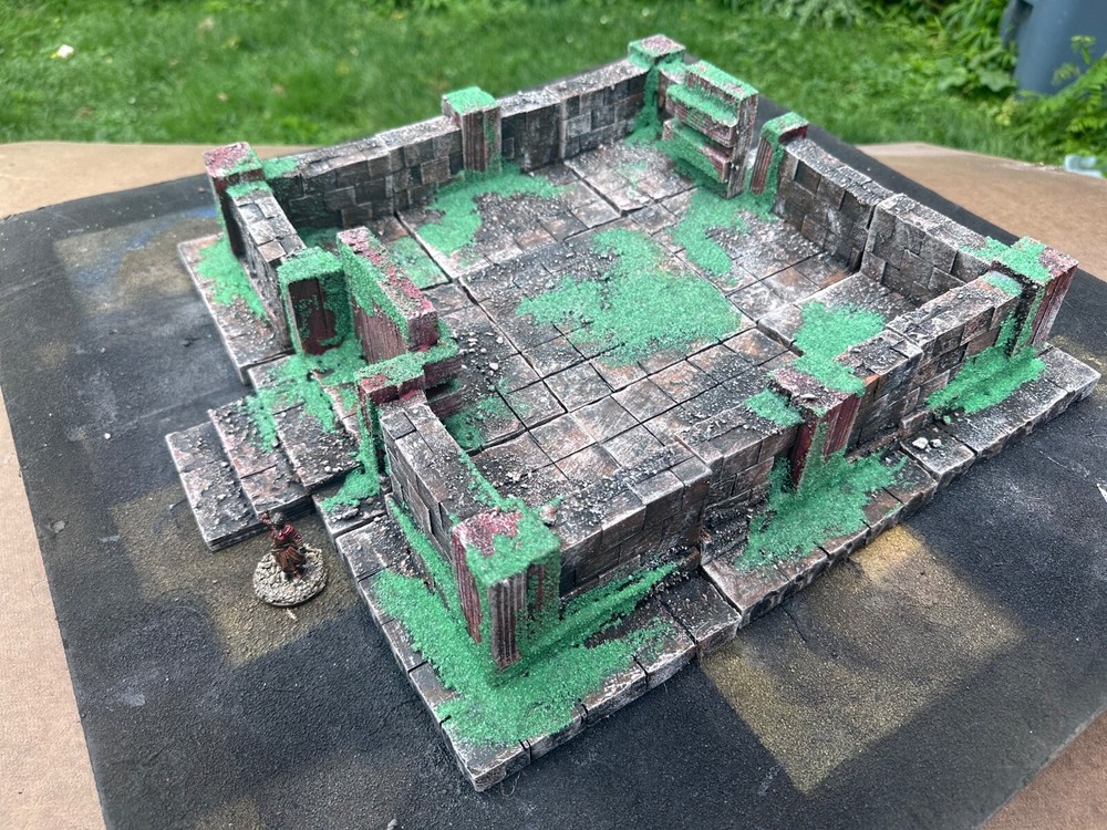 Marden Empire  Temple 3 – Tabletop Gaming scratch built.