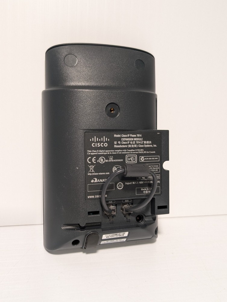 Cisco 7914 VoIP Expansion Module, 14 (Programmable) Lines, Illuminated Buttons