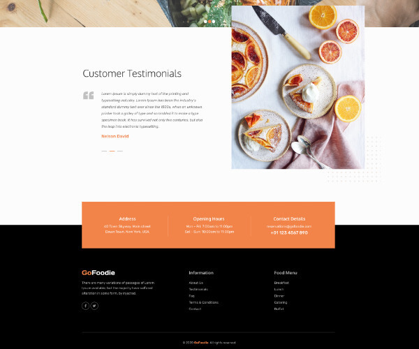 Premium Wordpress Elementor Template Kit Bundle | Food & Drink theme