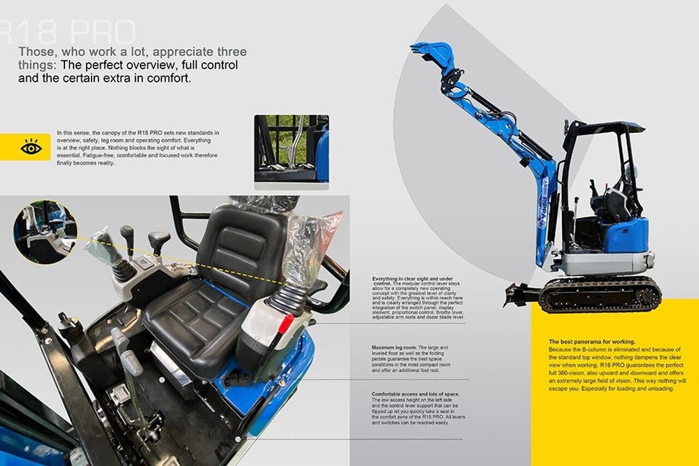 1.8Ton Mini Excavator R18