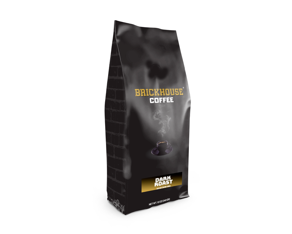 Flavored Coffee Bundle with Brickhouse Dark Roast, Bourb Carm, & M&M
