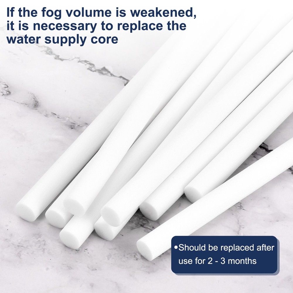 24pcs cotton humidifier bow, 7 replacement wicks for 80mm filter