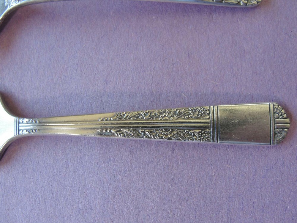 3 pcs. Childrens Toddler Silverplate Spoons & Fork