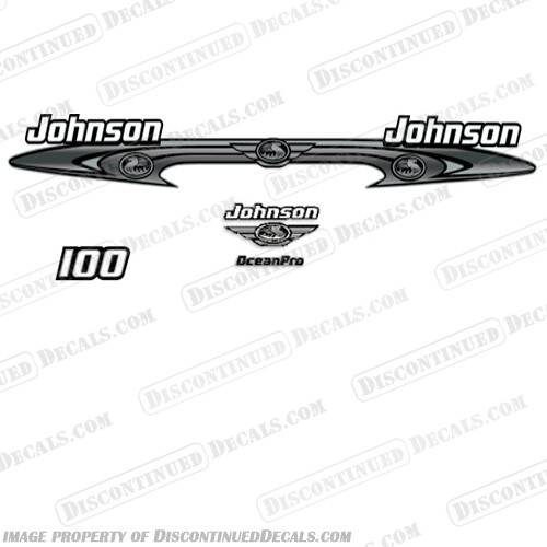 Fits Johnson 100hp OceanPro Decals - Wrap Around