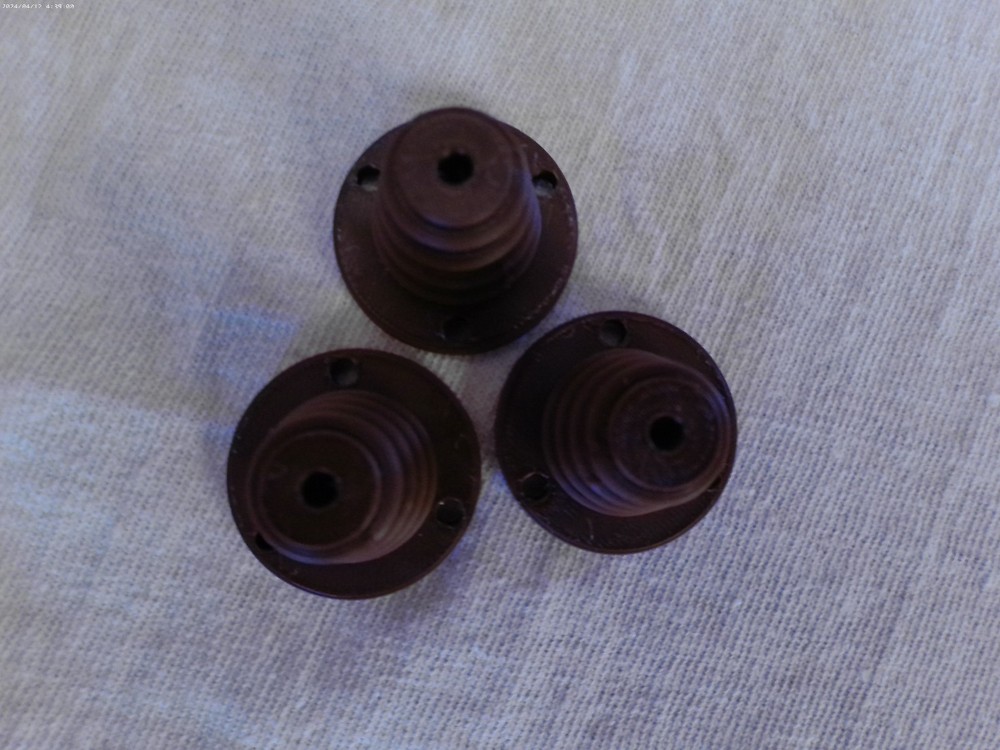 Steampunk Beehive Insulators (3 pcs)