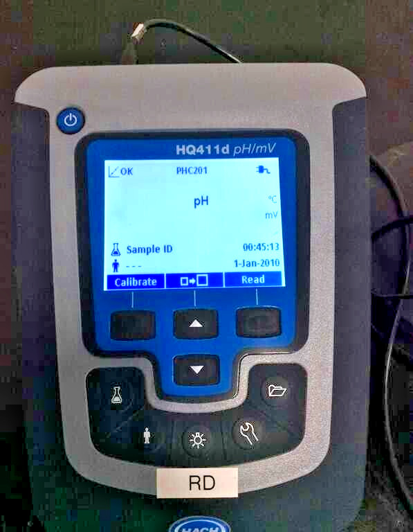 Hach HQ411D pH/mV Meter - pH and ORP