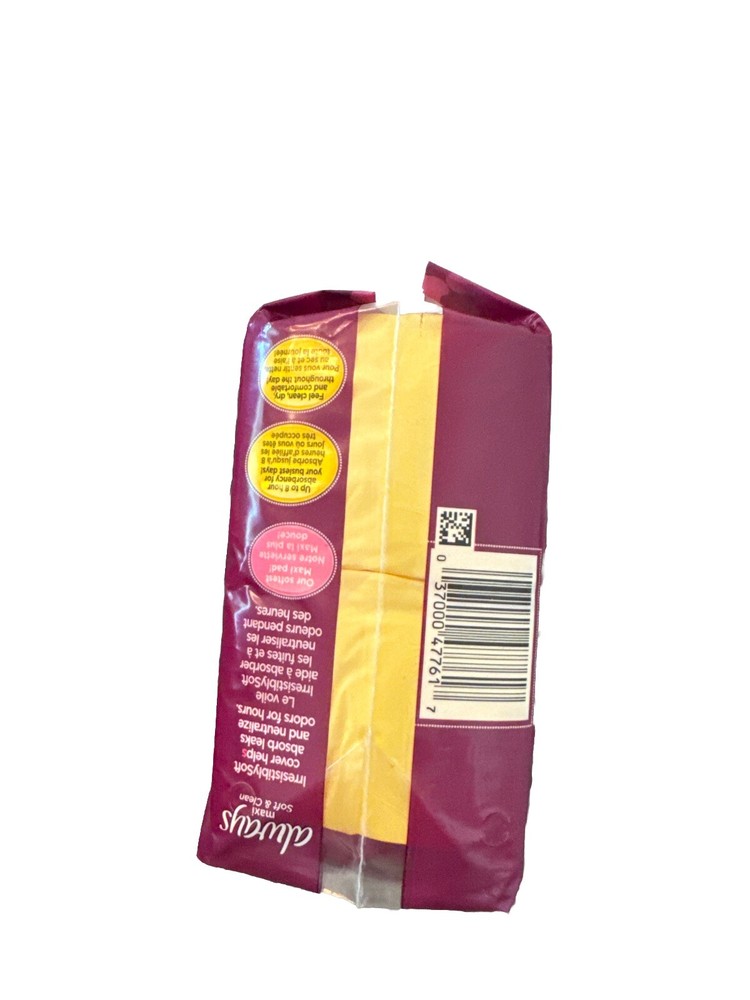 Always Maxi Soft & Clean Regular 22 Count - Discontinued