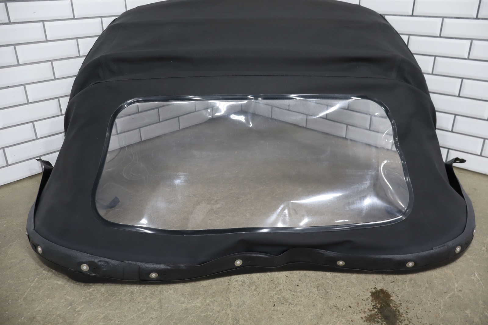 99-05 Mazda Miata NB Black Soft Top Convertible Roof W/Frame & Plastic Window