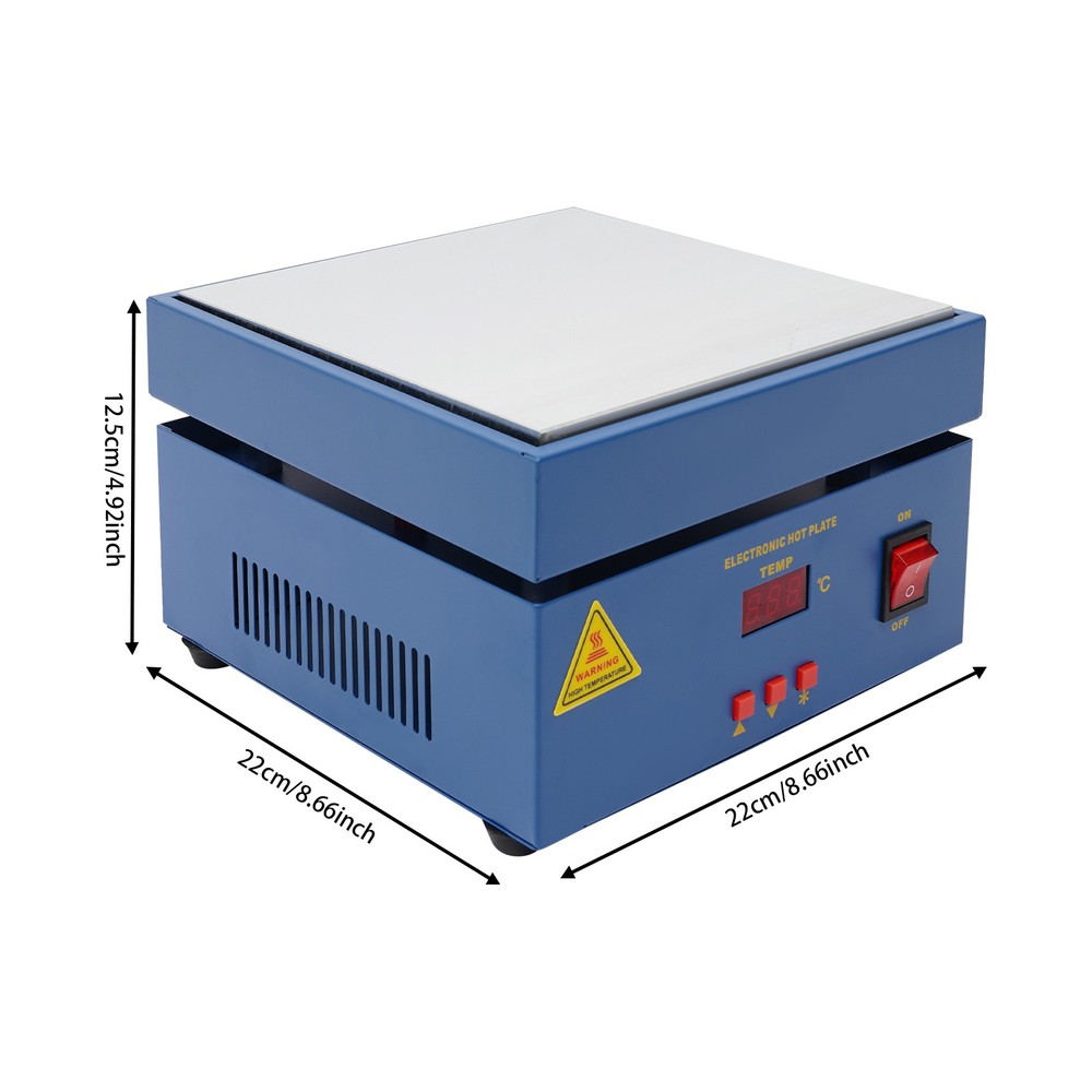 High-Performance Electric Hot Plate with Precise Temperature Control 800W