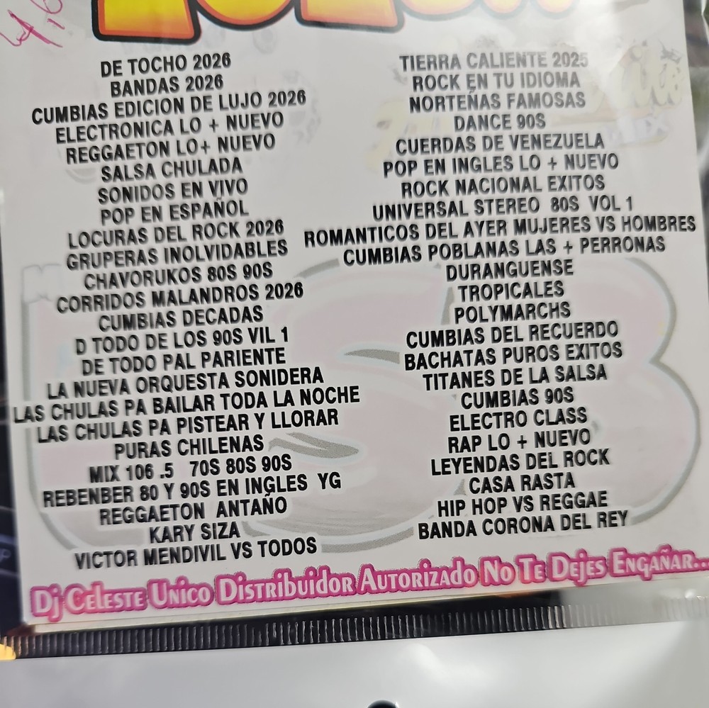 memoria usb Muchos Generos de tocho 2026
