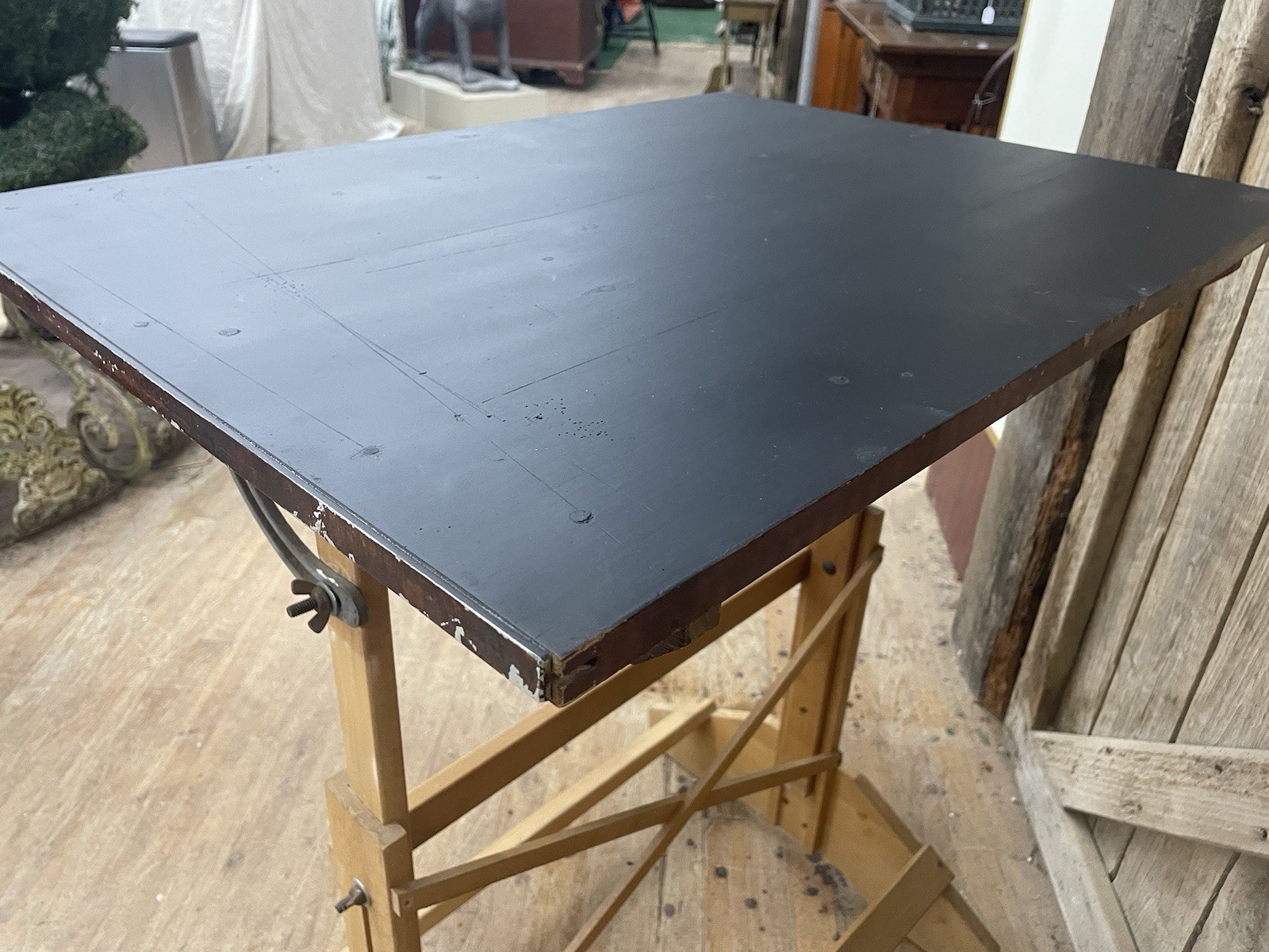 Vintage ANCO-BILT DRAFTING TABLE maple Adjustable tilt and height