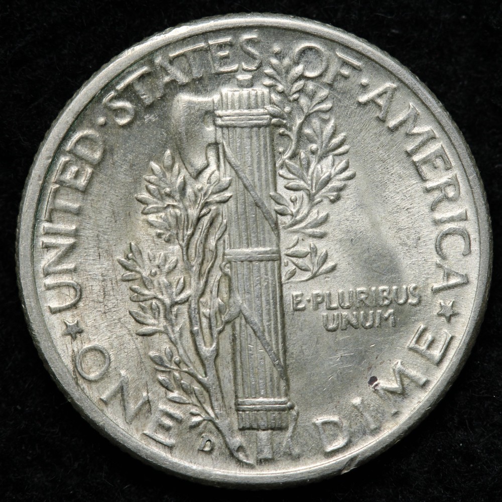 1945-D Mercury Silver Dime BU *UNCIRCULATED* MS E178 TQL