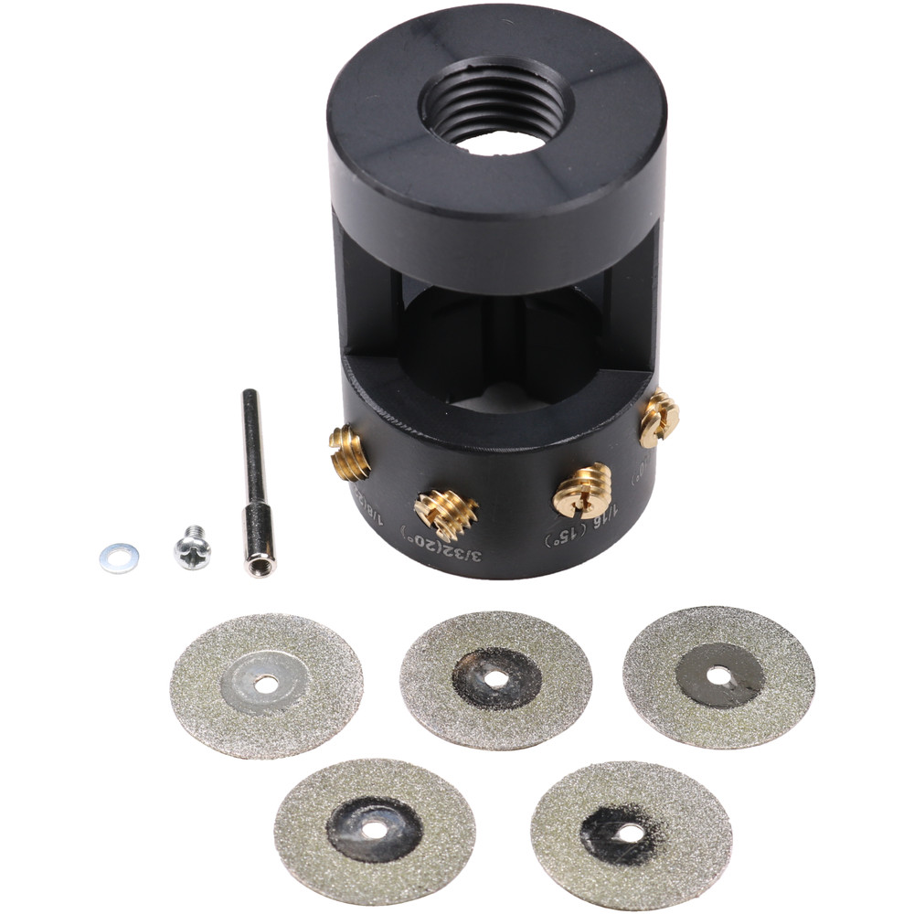Tungsten Grinder Fits TIG Welding W/ Sharpener Multi-Angle & Offsets Head Tool
