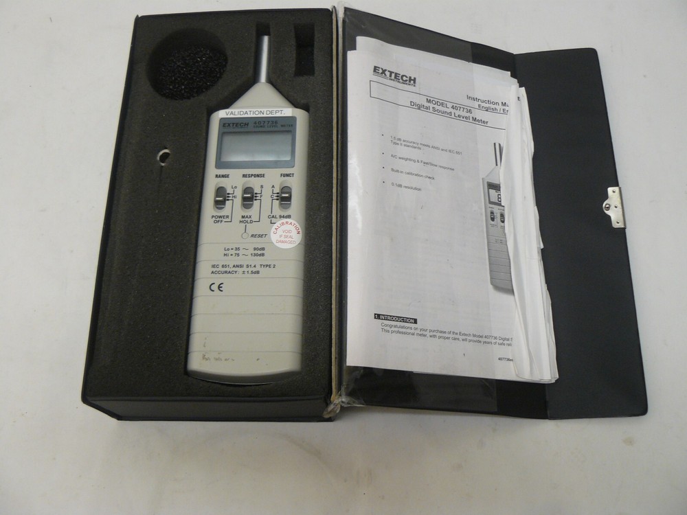 EXTECH Instruments 407736 digital sound level meter