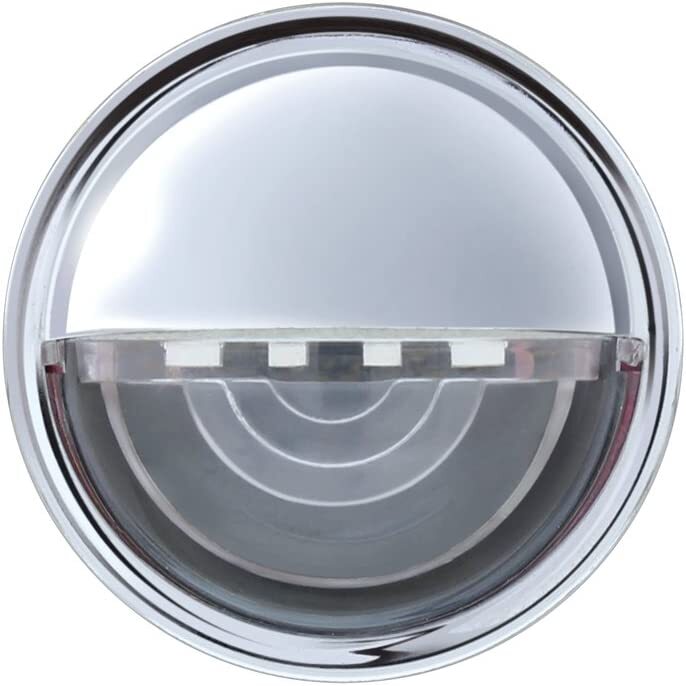 Universal 4 LED License Plate Light 1-1/2" Round for Hot Rods, Trucks, Cars, RV