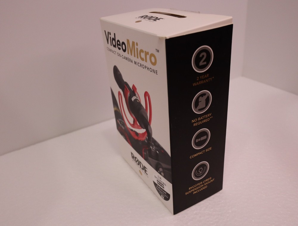 VideoMicro / CONPACT ON CAMERA MICROPHONE / RODE.COM From JAPAN