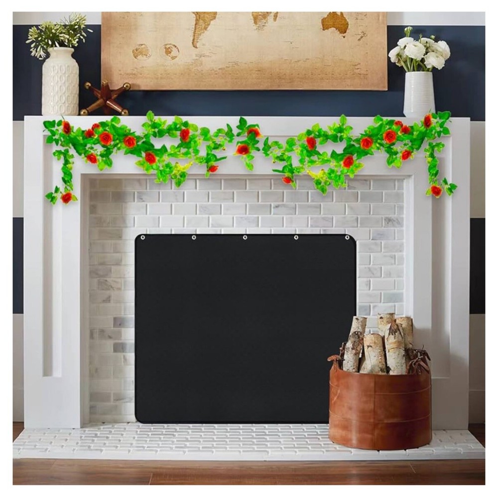 Magnet Fireplace Cover, Fireplace Draft Blocker