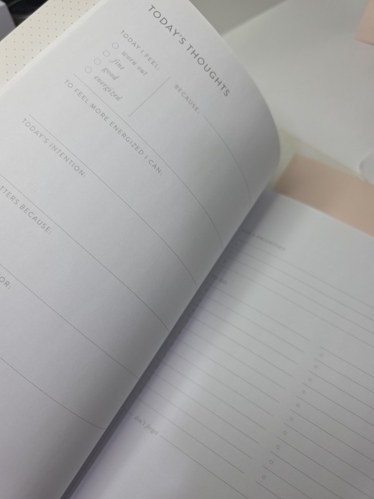 Sugar Paper THOUGHTS & PLANS 80 guide Pages (Mindiful Notebook) 2 Pk. B