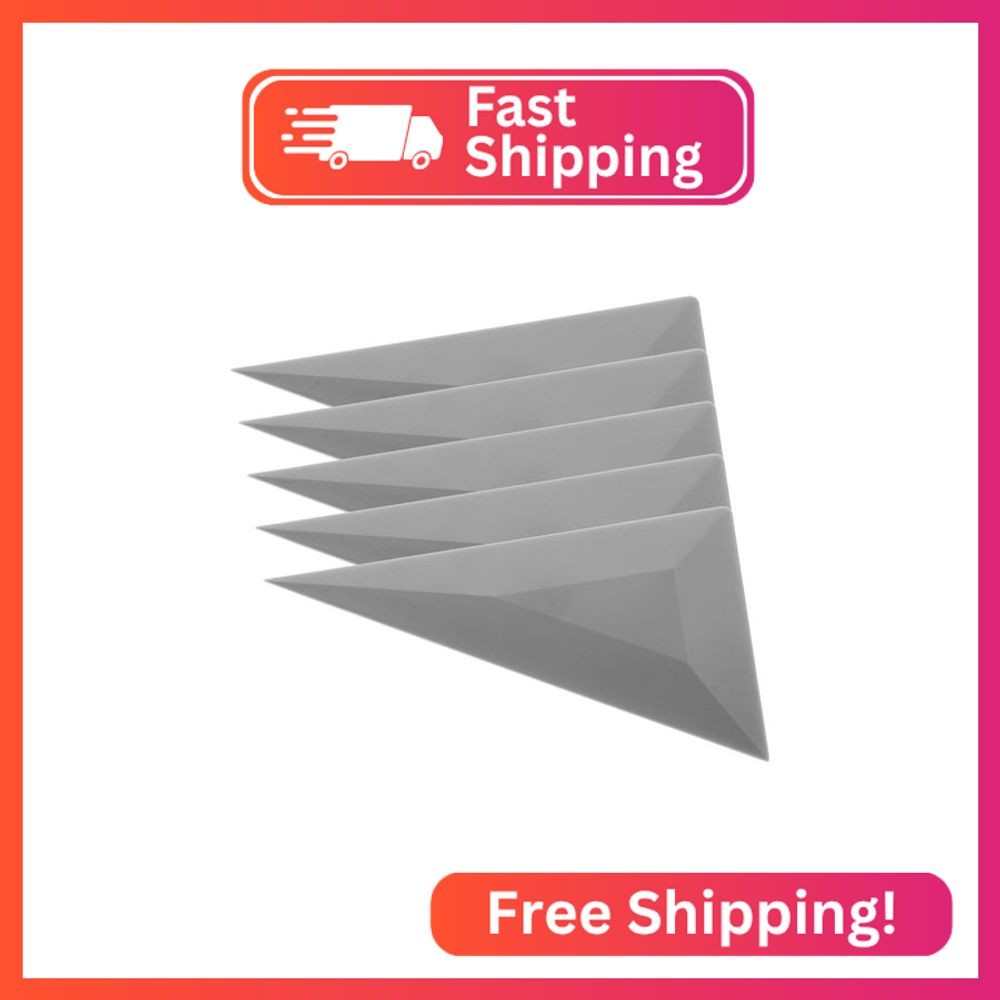 5Pcs Window Tint Squeegee Triangle Contour Squeegee Card Scraper Window Tint Too