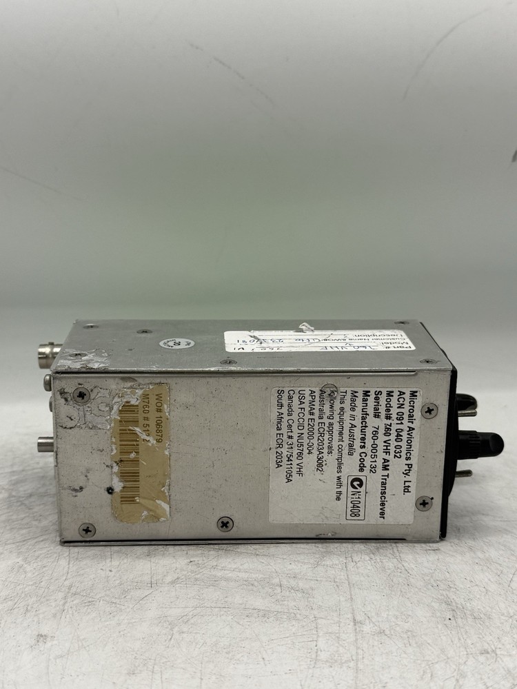 MicroAir Avionics M760 VHF Transceiver READ