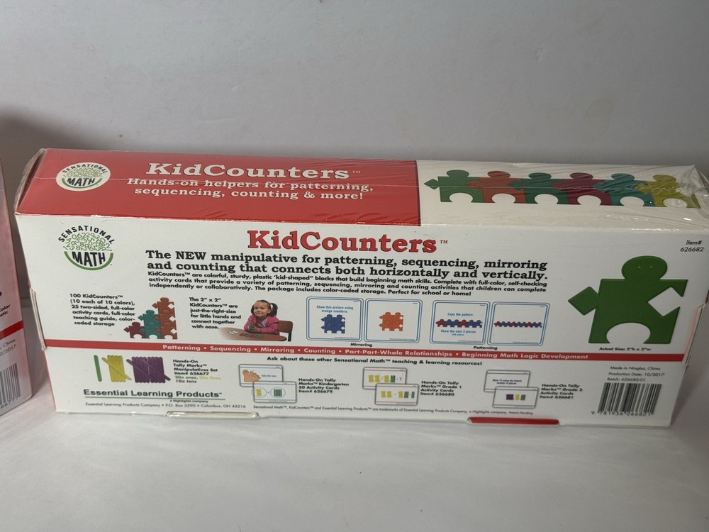 Sensational Math KidCounters & Hands On Tally Marks Lot Sealed