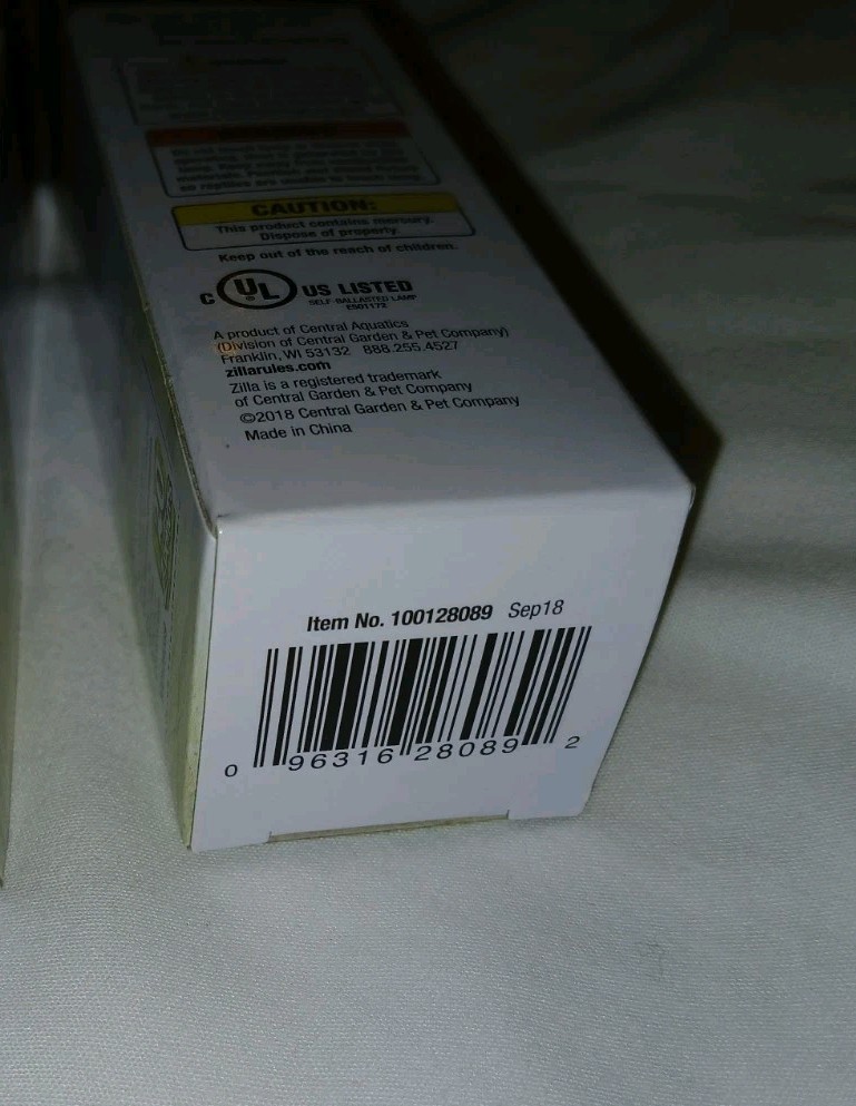 NEW Zilla Mini Compact Fluorescent Bulb Tropical G9 socket 6 watt
