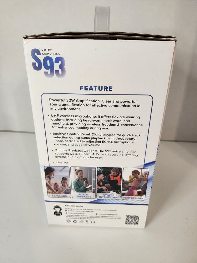 WinBridge Voice Amplifier Bluetooth Wireless Headset Microphone