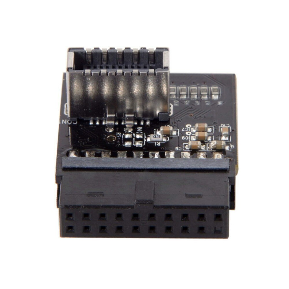 Front Panel Socket USB 3.1 to USB 3.0 20Pin Header Male Extension Adapter
