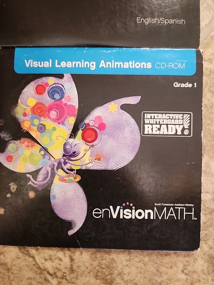 1st Grade Pearson enVision Math Interactive Curriculum Materials CD ROM Lot