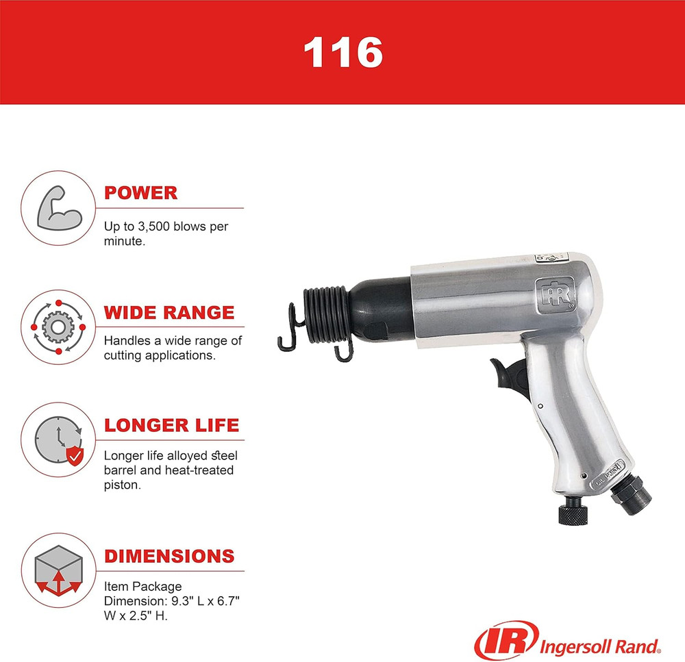 116 Air Hammer, 3500 BPM, 2-5/8" Stroke