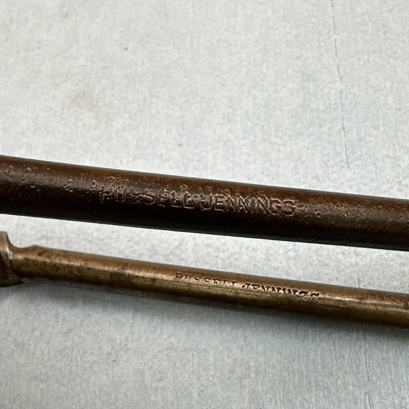 Three Cintage Russell Jennings Auger Bits