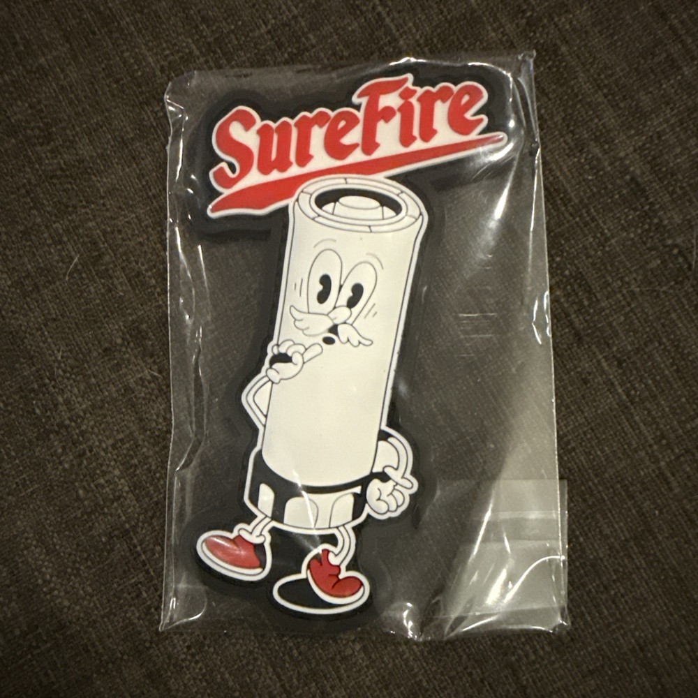 Surefire Patch Suppressor Man Character RARE - New!!